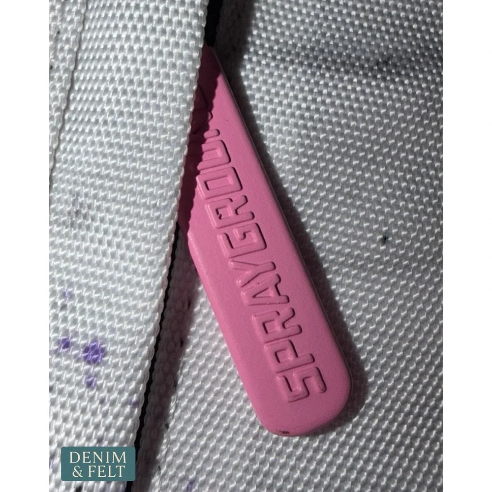 NEW Sprayground Pink Panther Heist Mural Shark Backpack Pink White Black Unisex